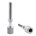 Adjusting Bolts Hex Socket With Knurled Head