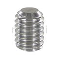 Hex Socket Set Screws - Flat End, Stainless Steel, Box / Single Item[RoHS Comliant]