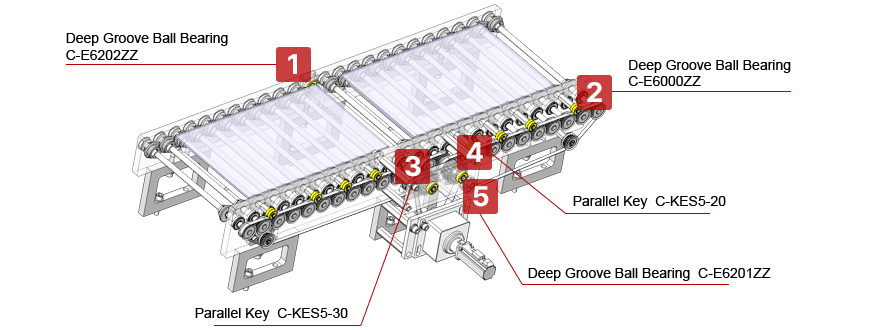 Glass Substrate Transfer Conveyor