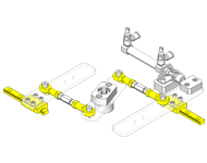 Two-Axis Synchronous Mechanism Using a Link