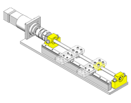 Chuck mechanism using left and right screws