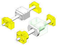 Ball screw and support unit