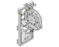 Drum outer ring drive mechanism