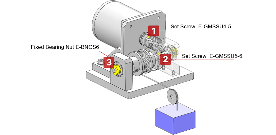 Thrust Load Countermeasure for Small Motor Shaft