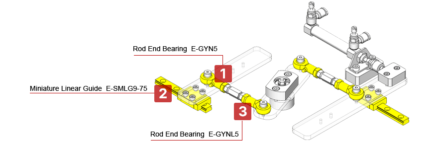 Two-Axis Synchronous Mechanism Using a Link